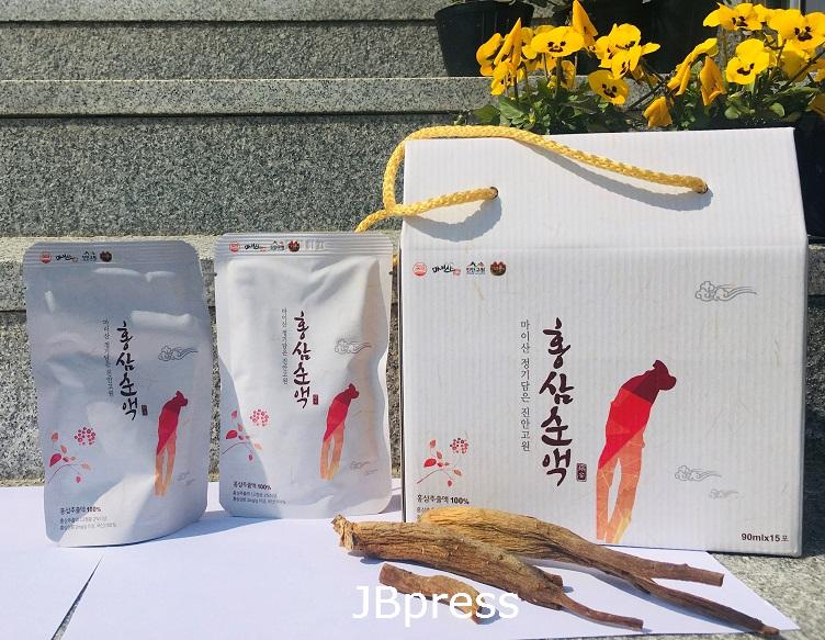4-6 진안군 농산물종합가공센터, 농외소 득 창출 앞장(홍삼순액 제품사진) (1).JPG