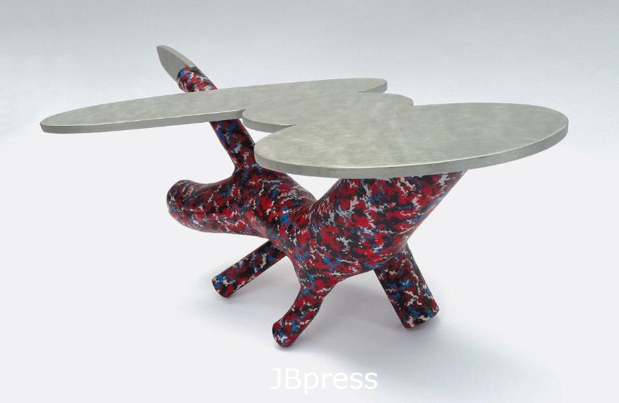 최현칠(금속공예), 보는대로 느끼는대로, 육송, 알미늄, 450x250x190mm, 2010.jpg