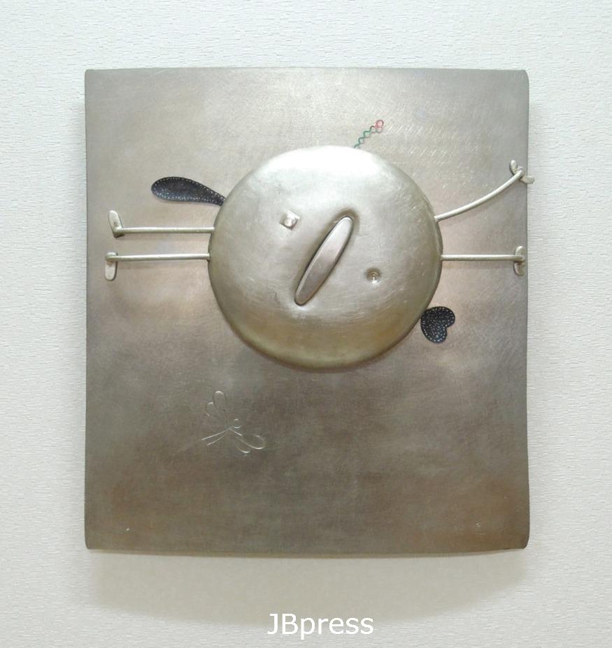 강찬균(금속공예), 가자 가자, 백동, 알미늄, 310x360x60mm, 1996.jpg