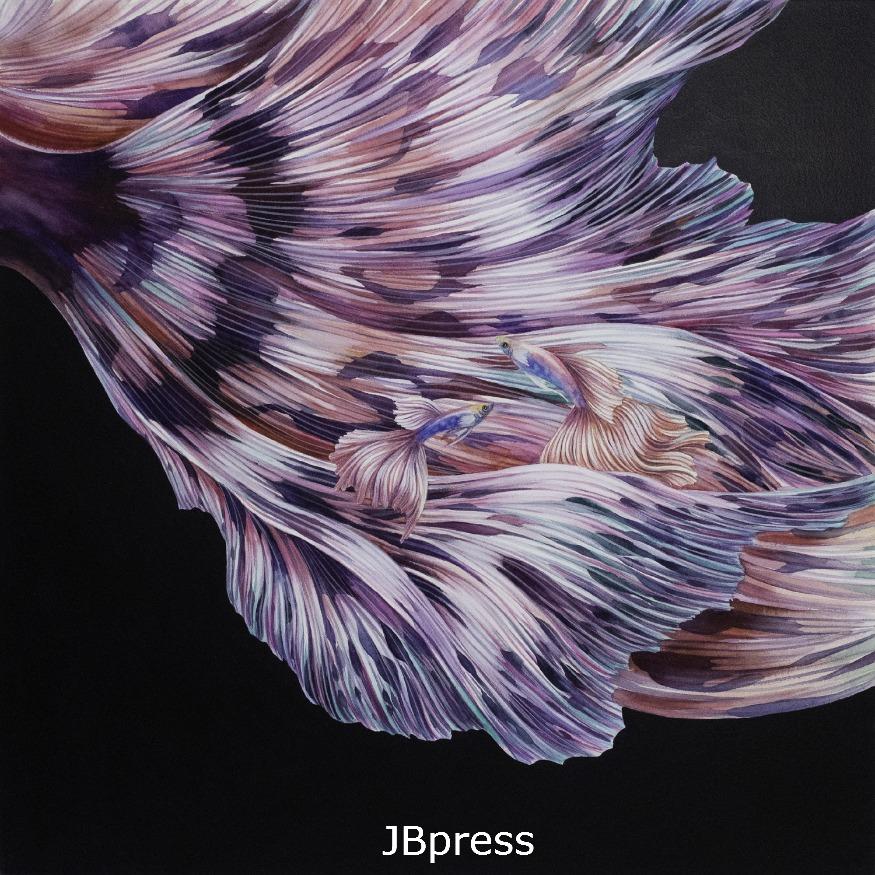 부분과 전체 2, 72.7X72.7cm, 아르쉬지에 수채, 아크릴, 2019.jpg